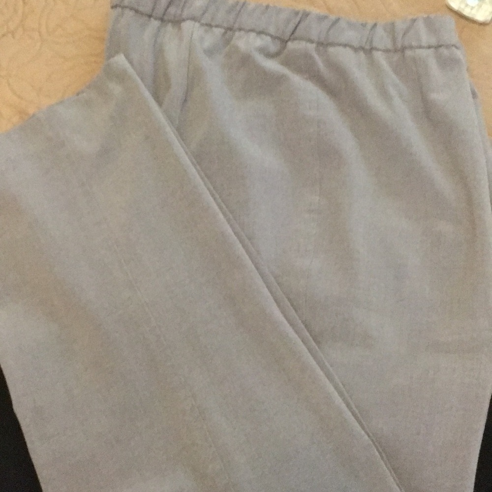 Kim Rogers Gray Elastic waist Slacks SZ12